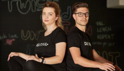 Ruxandra Pui & Sebastian Gabor - Co-founders of Digitail